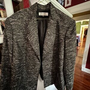 Tahari Women's Black and Gray Jacket